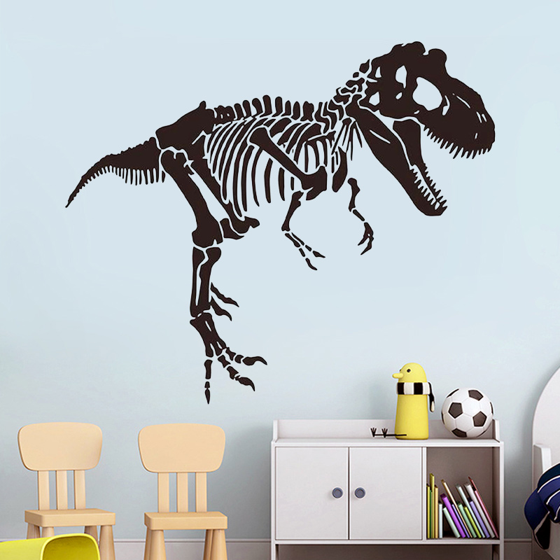 Furniture Paradise & Hardware Ghaziabad Photos - Skelett T-Rex Dinosaurier Wandaufkleber Vinyl Heimdekoration