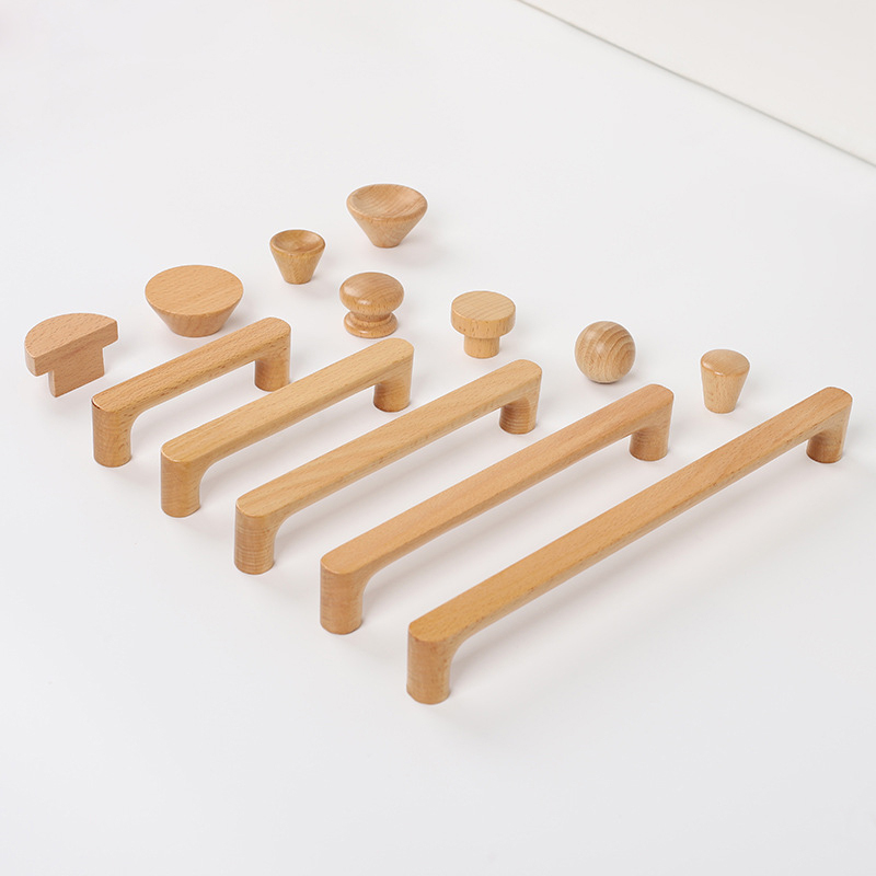 Nordische Holzmöbelgriffe aus  – Furniture Hardware Drawer Pulls Bewertung und Preis