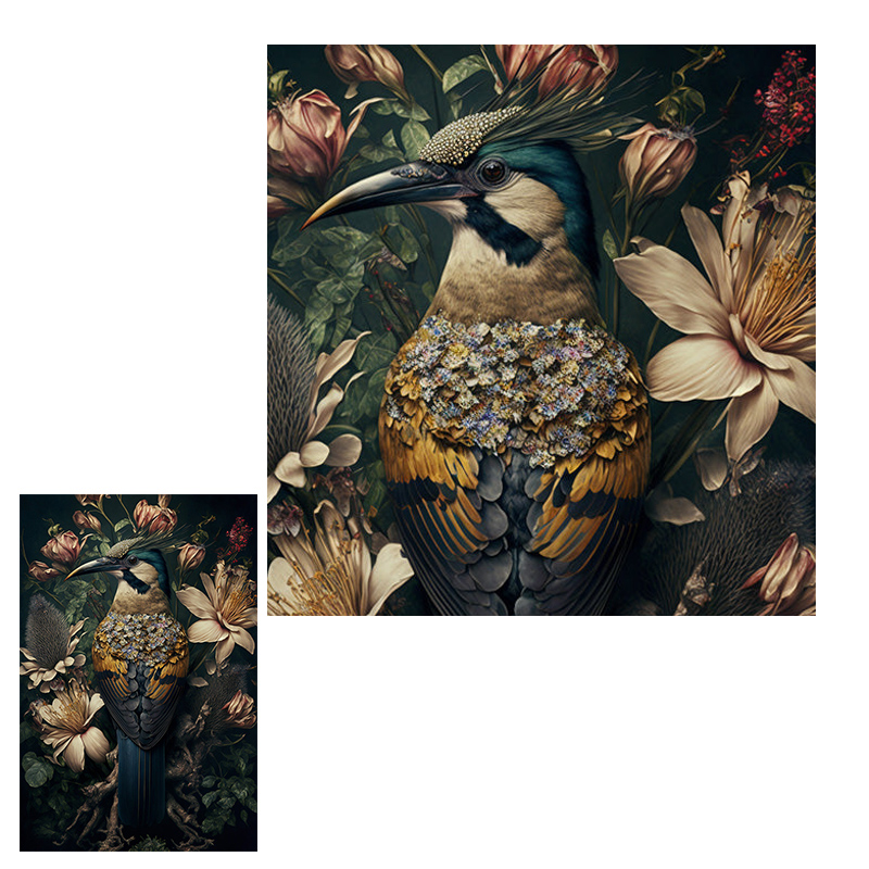 Retro Blume Vogel Poster und D – Furniture Paradise & Hardware Ghaziabad Photos Bewertung und Preis