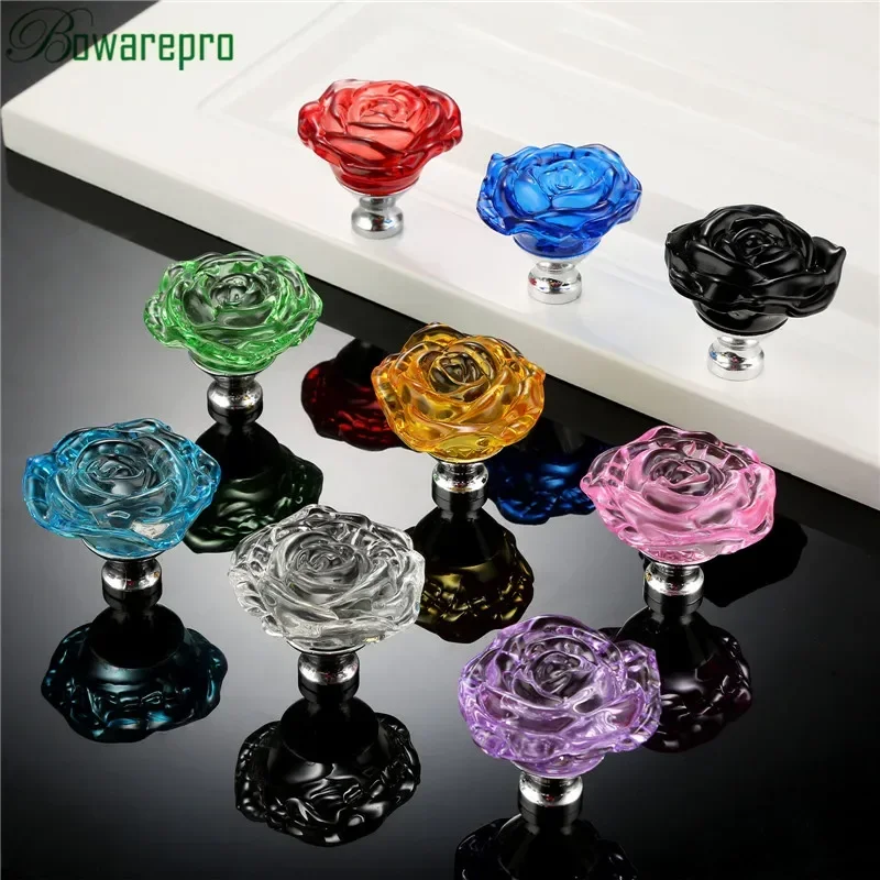 bowarepro 50 mm Kristall-Ros-G – Furniture Hardware Drawer Pulls Bewertung und Preis
