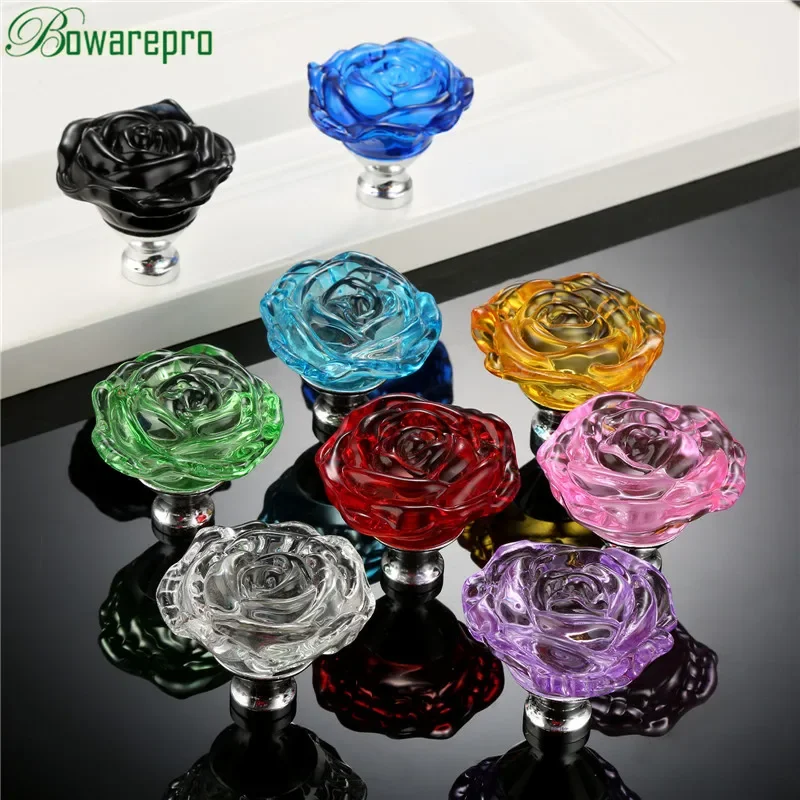 bowarepro 50 mm Kristall-Ros-G – Furniture Hardware Drawer Pulls Bewertung und Preis