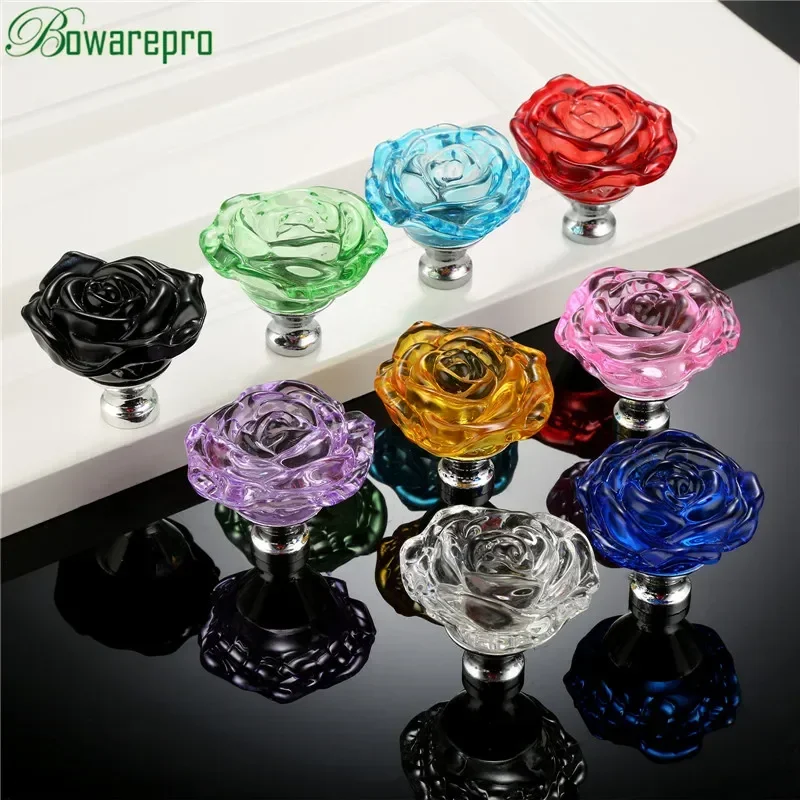 bowarepro 50 mm Kristall-Ros-G – Furniture Hardware Drawer Pulls Bewertung und Preis