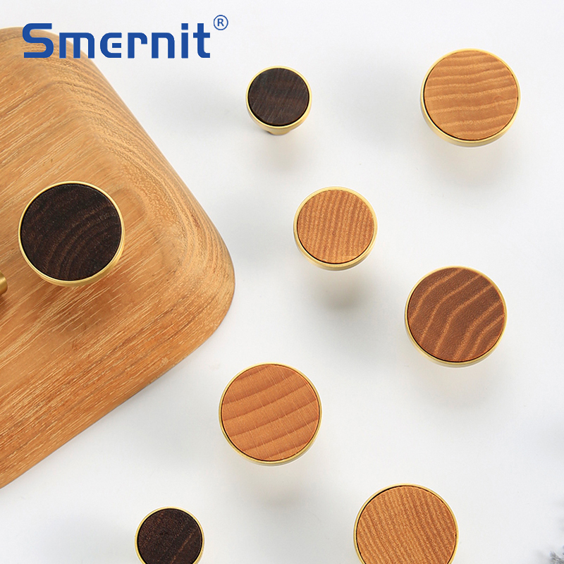 Holz Messing Türgriffe und Knö – Furniture Hardware Drawer Pulls Bewertung und Preis
