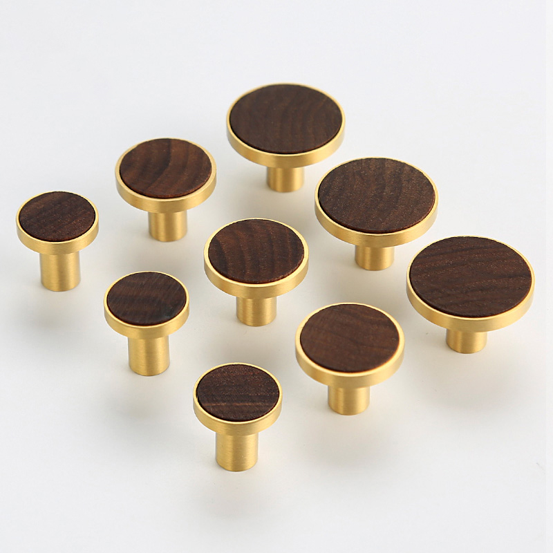 Holz Messing Türgriffe und Knö – Furniture Hardware Drawer Pulls Bewertung und Preis