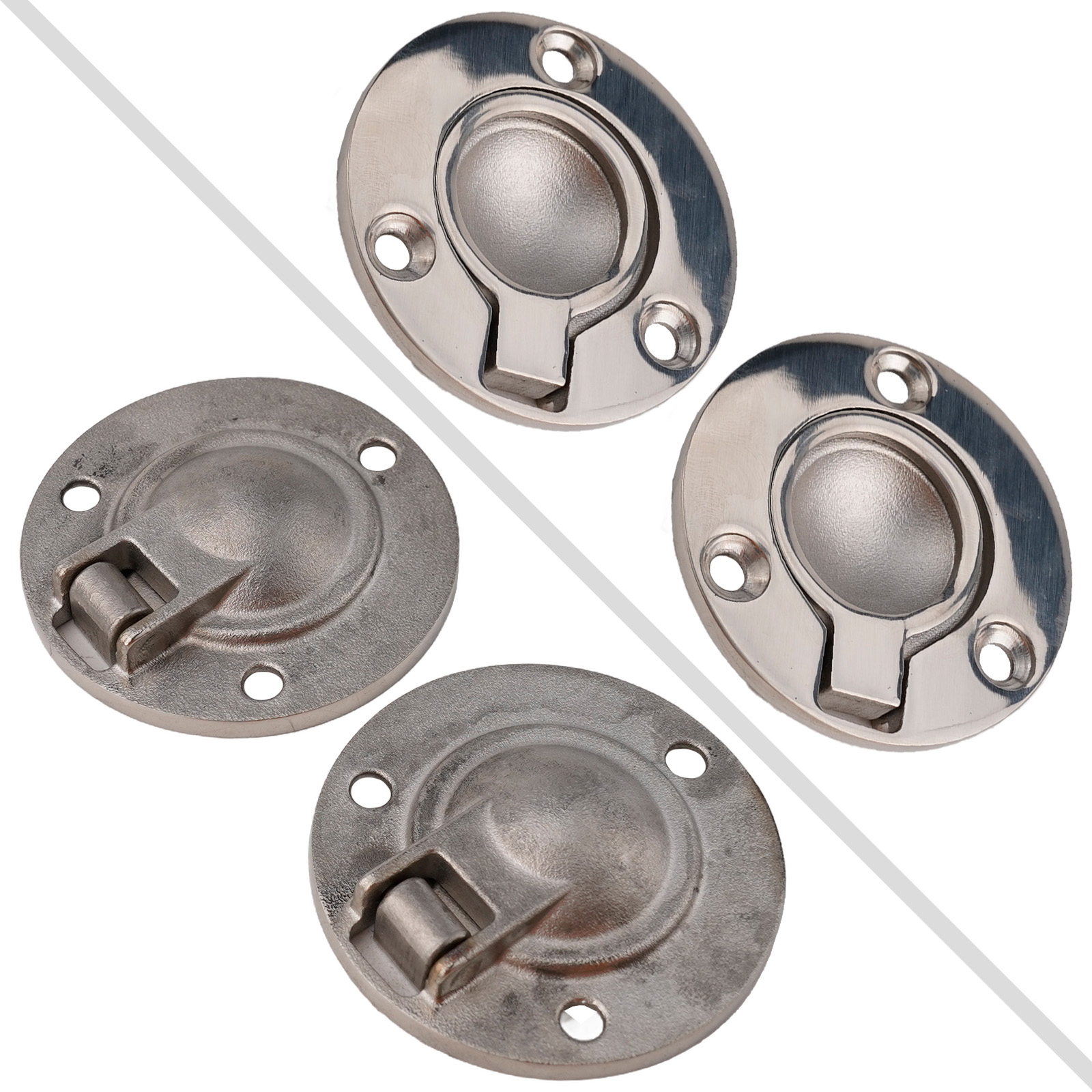 2 Stück 316 Edelstahl Einbau-R – Furniture Hardware Drawer Pulls Bewertung und Preis