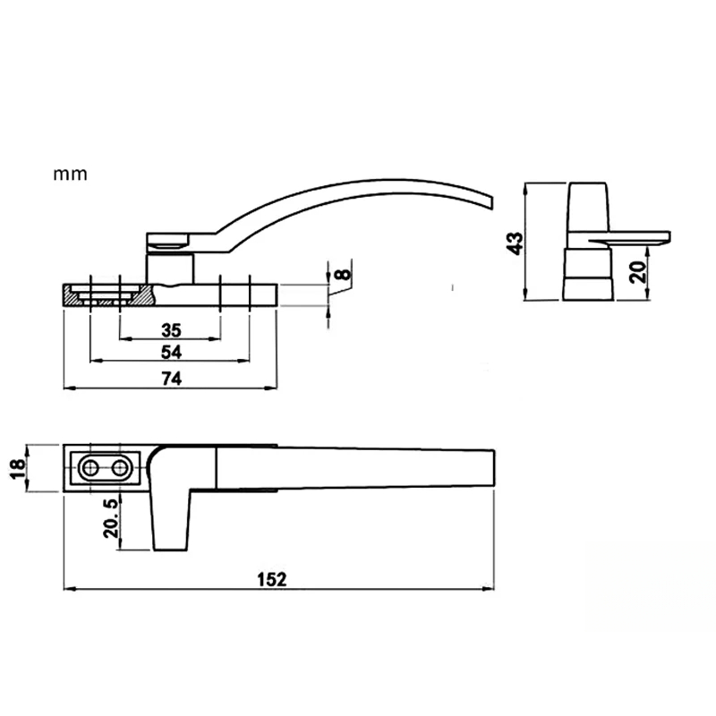 Links Rechts Hand Weiß Ersatz  – Furniture Hardware Supply Bewertung und Preis