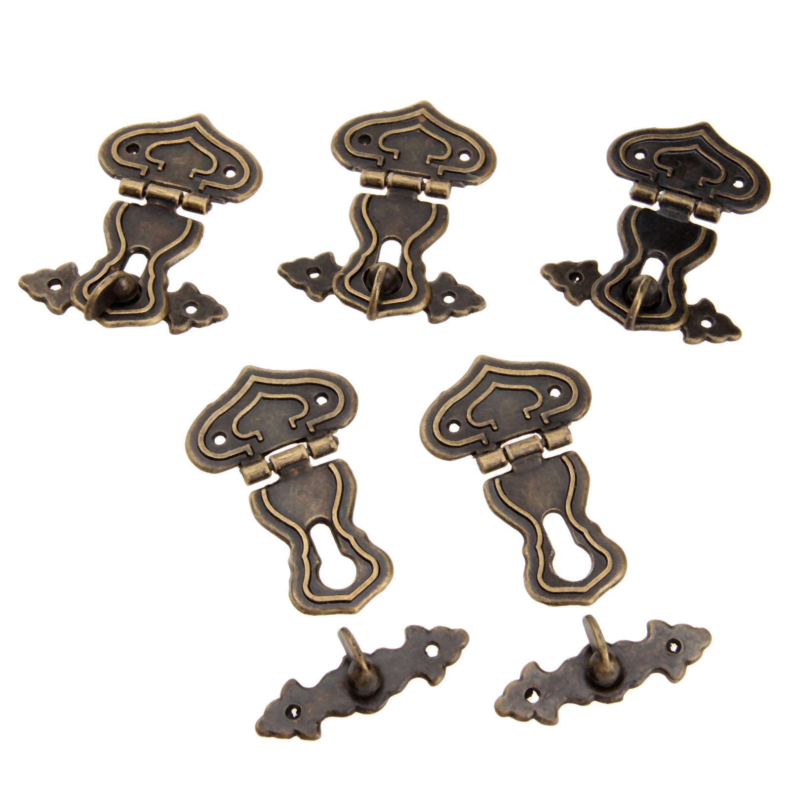 5Pcs 63x47mm Antike Metall Loc – Furniture Hardware Vintage Bewertung und Preis