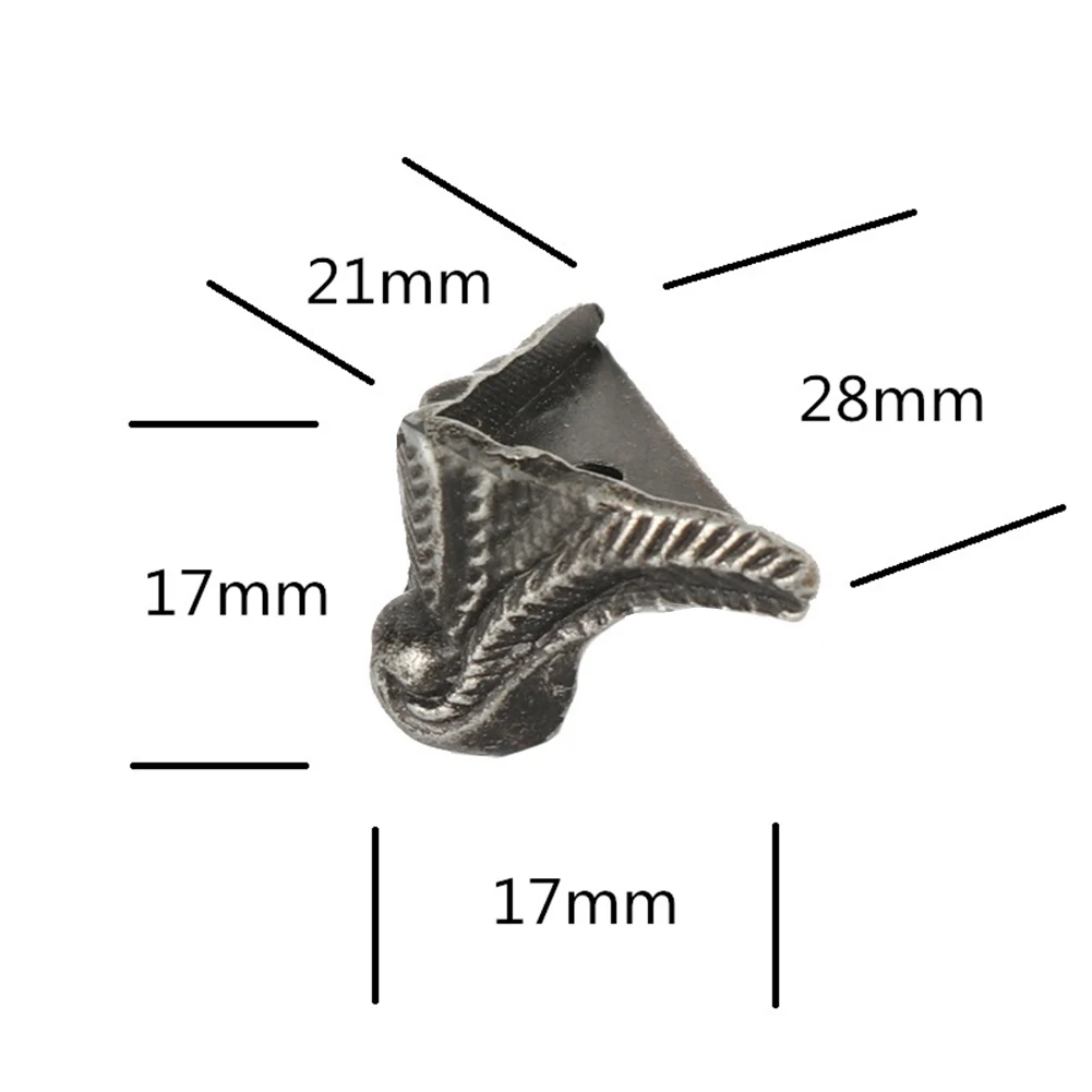 4/8/12PCS Antike Box Halterung – Corner Bracket Angle Bewertung und Preis